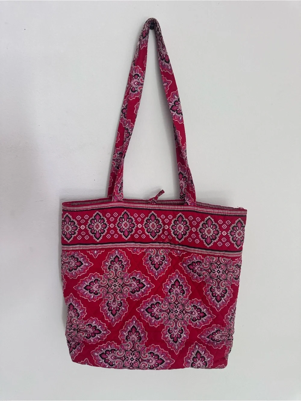 Vera Bradley “Vera Frankly Scarlet” Shoulder Tote